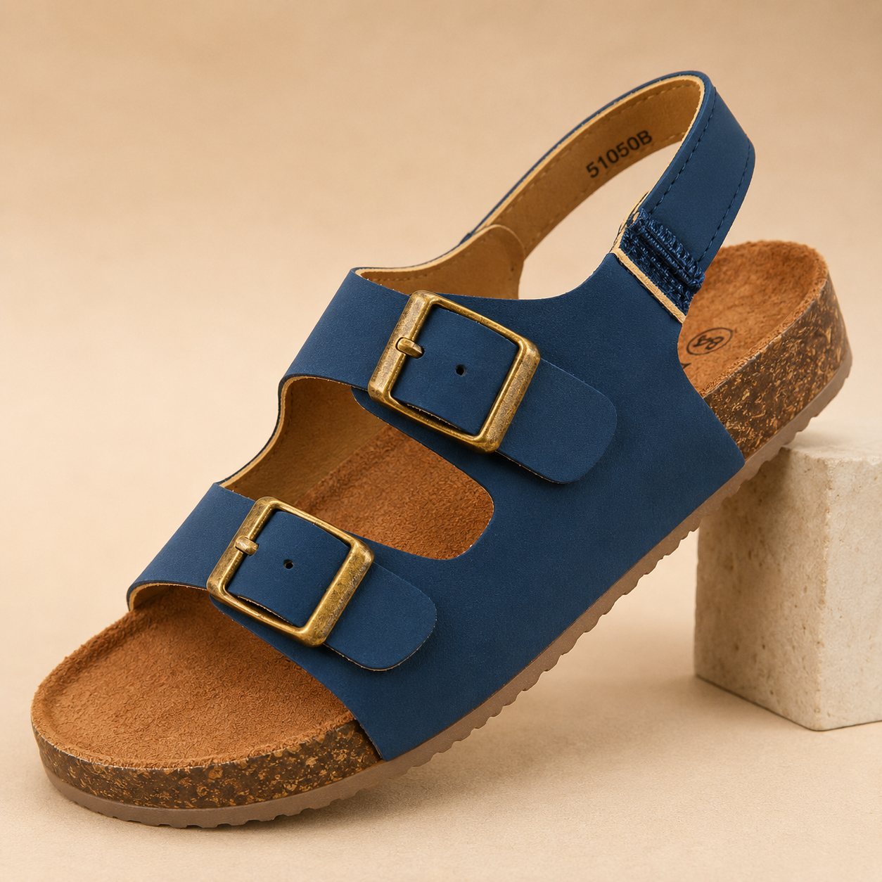 صندالة أولاد Premium Navy Blue  | مستوردة من إسبانيا