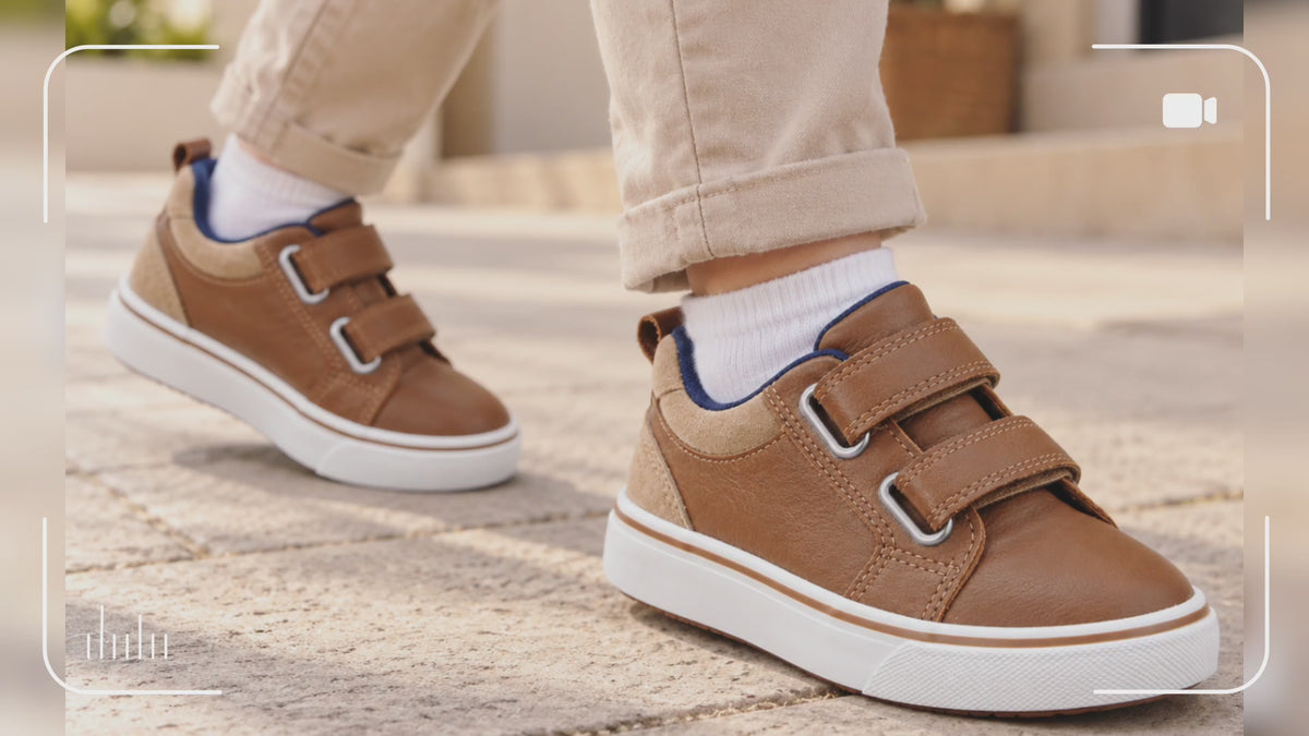 👟 سبرديلة أولاد بنية Velcro – Back to School | 23–35