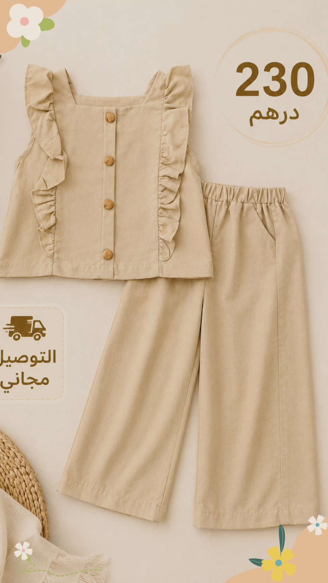 طقم بناتي بيج  – مستورد من تركيا