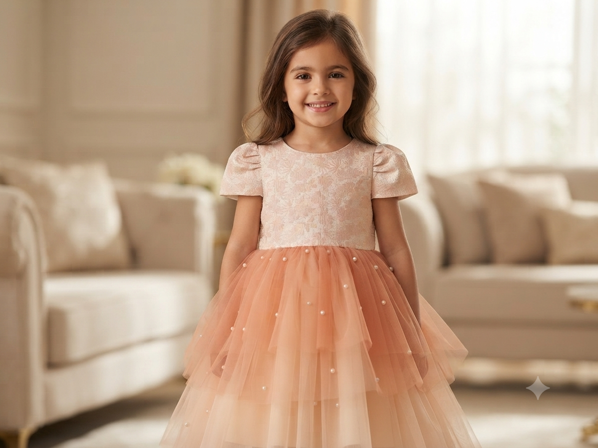 👗 لبسة بنات أنيقة | المقاسات 4، 5 و7 سنوات