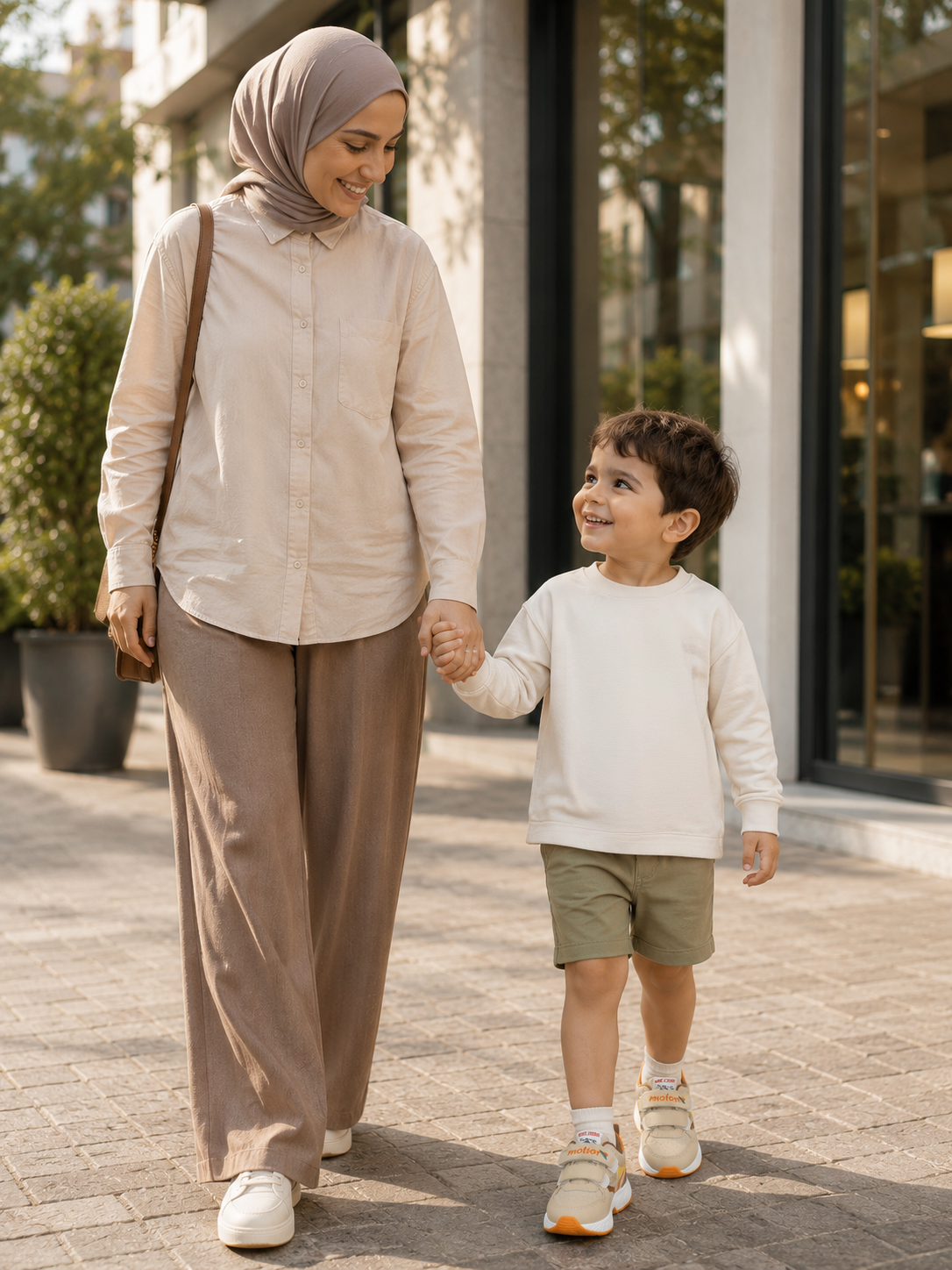 سبرديلة للأولاد Beige Sport بـ Scratch