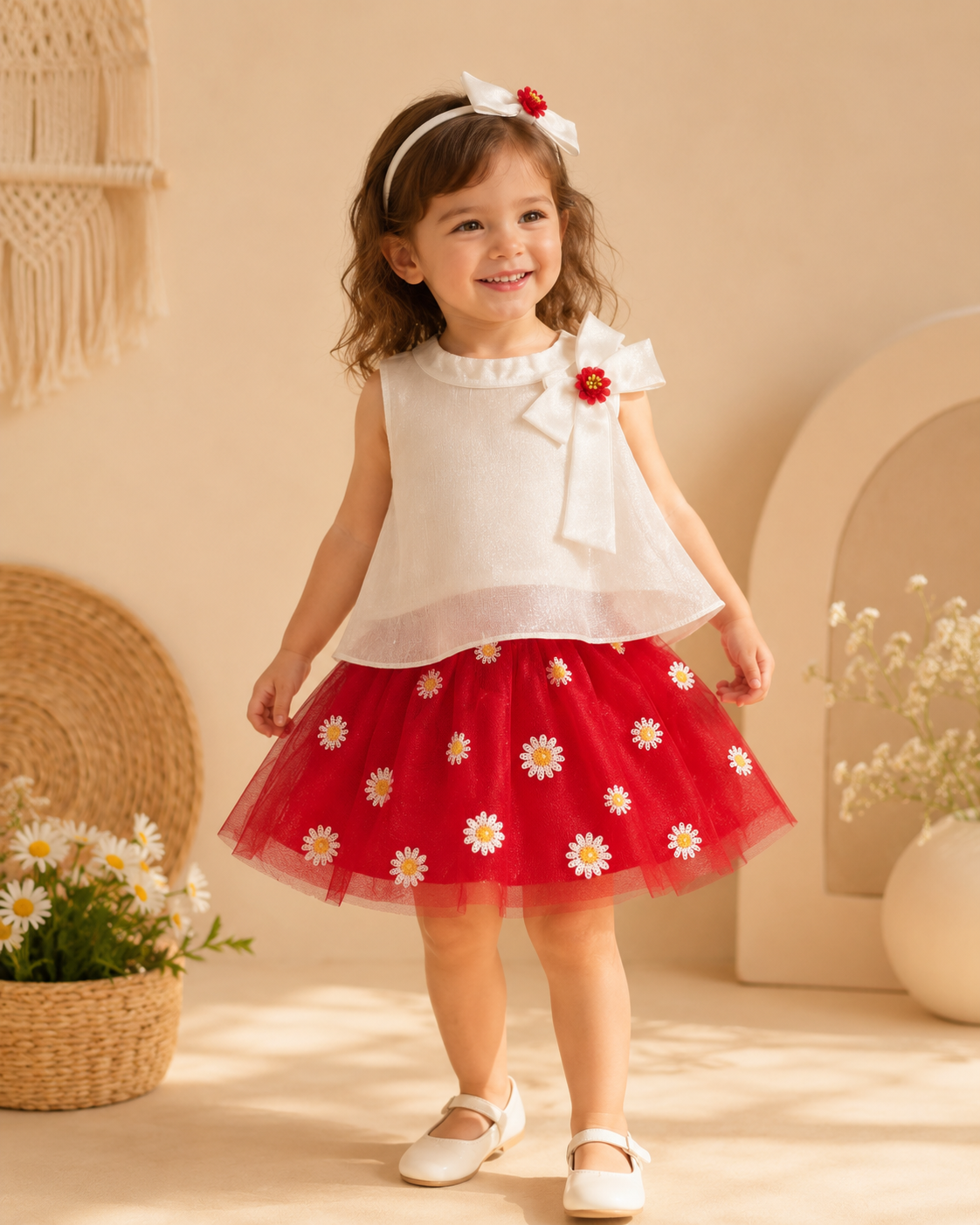🌸 لبسة أنيقة -2-5 سنوات