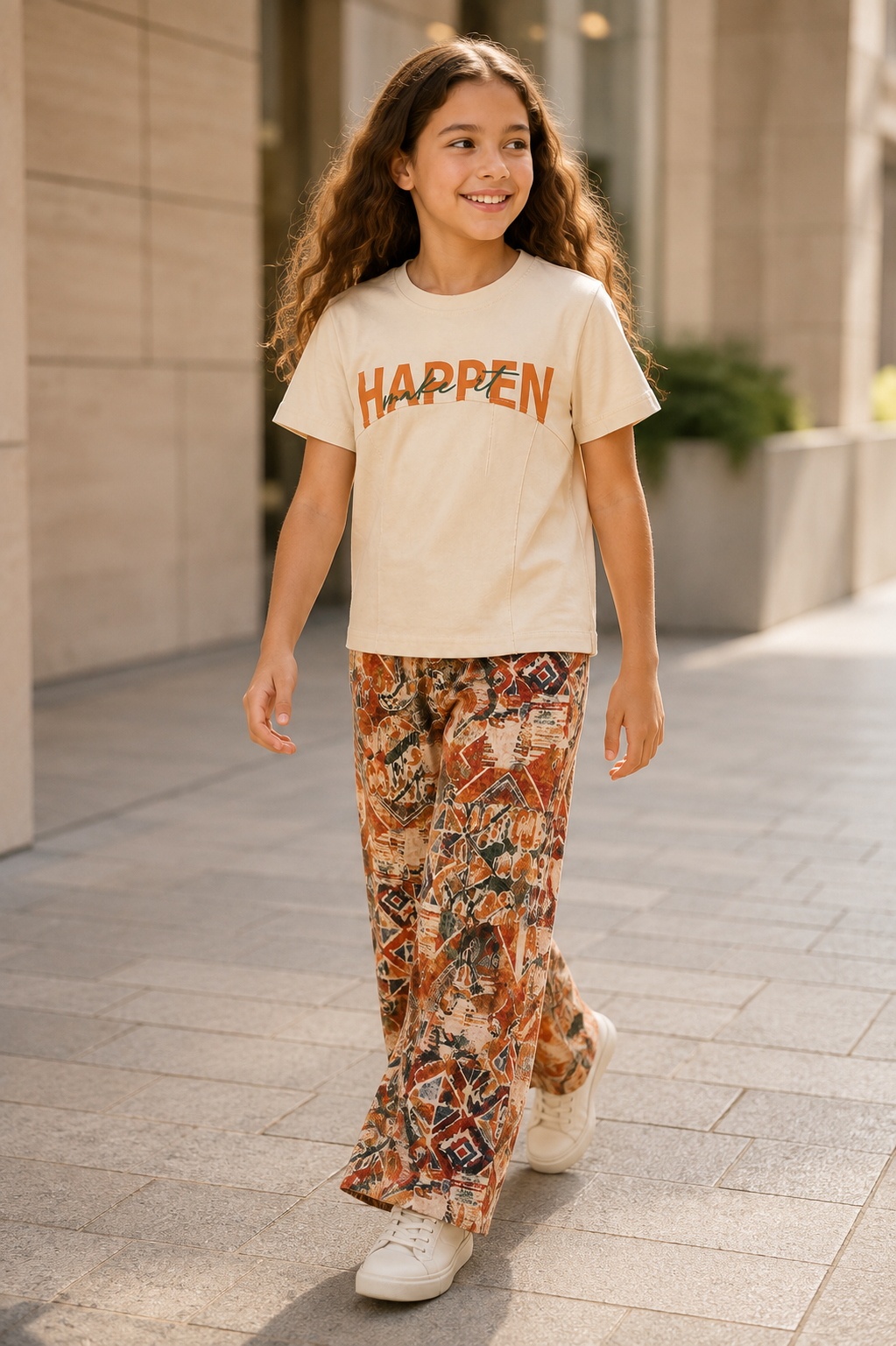 🎒 طقم بنات  – Back to School | 6–12 سنة
