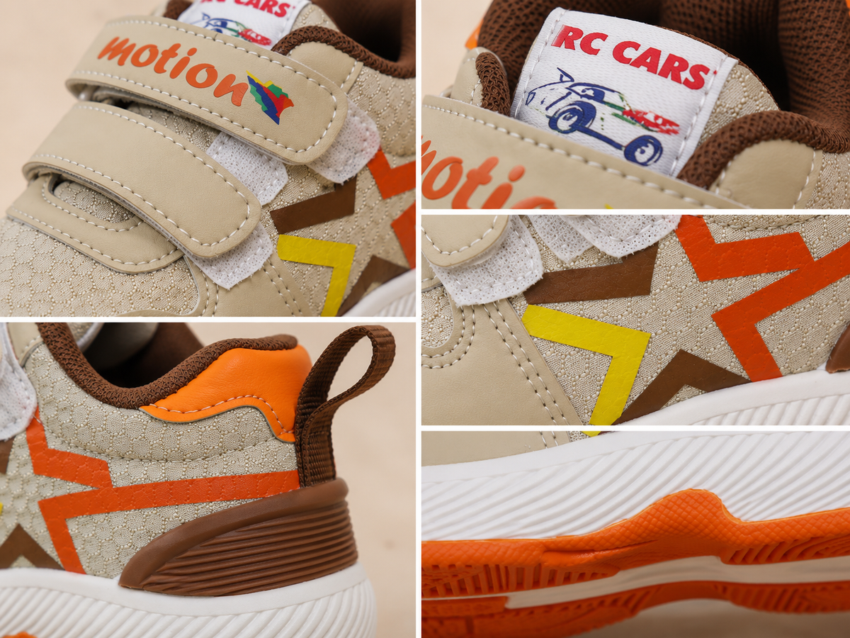 سبرديلة للأولاد Beige Sport بـ Scratch
