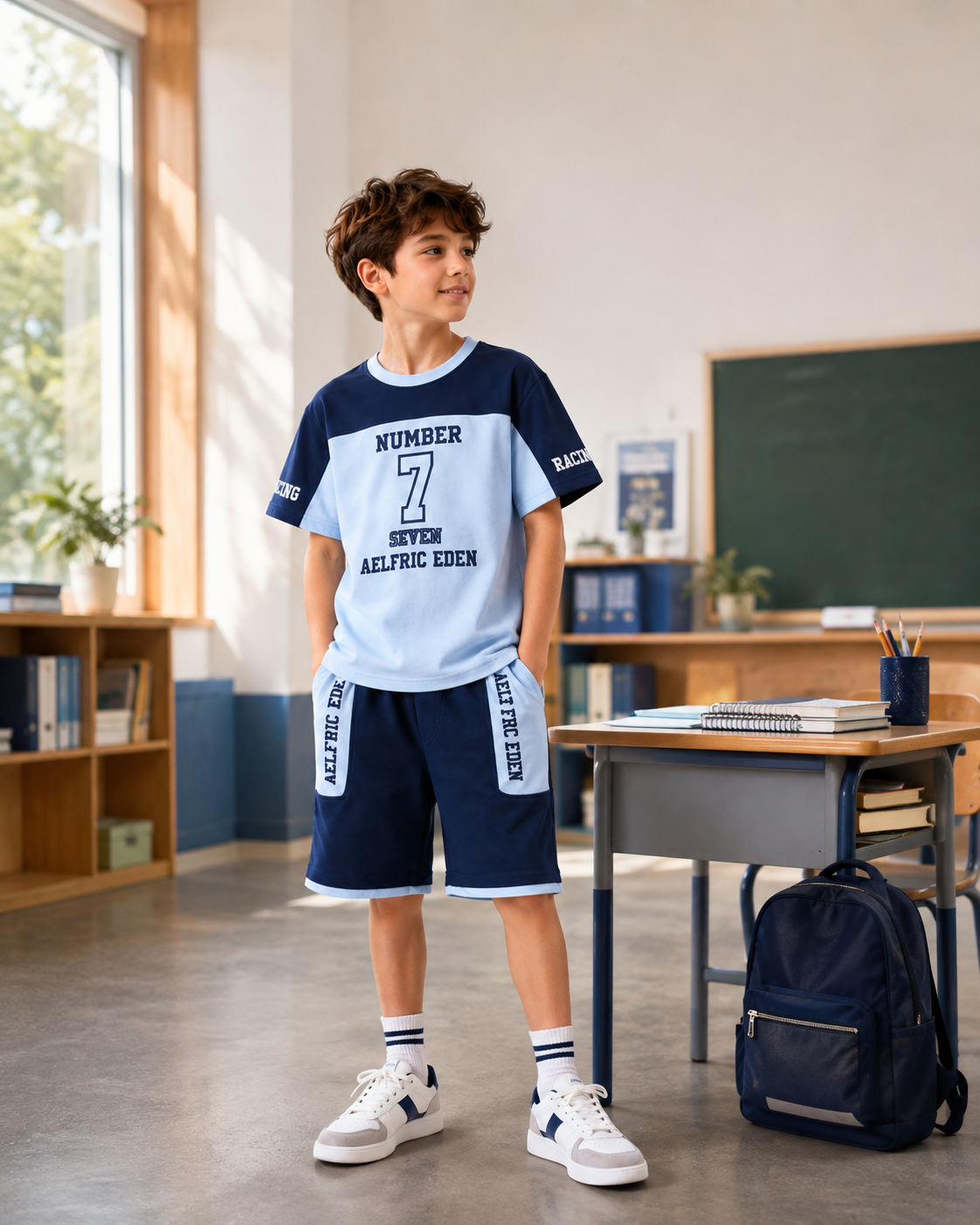 🎒 طقم أطفال قطني 100% – Back to School | من 6 حتى 12 سنة