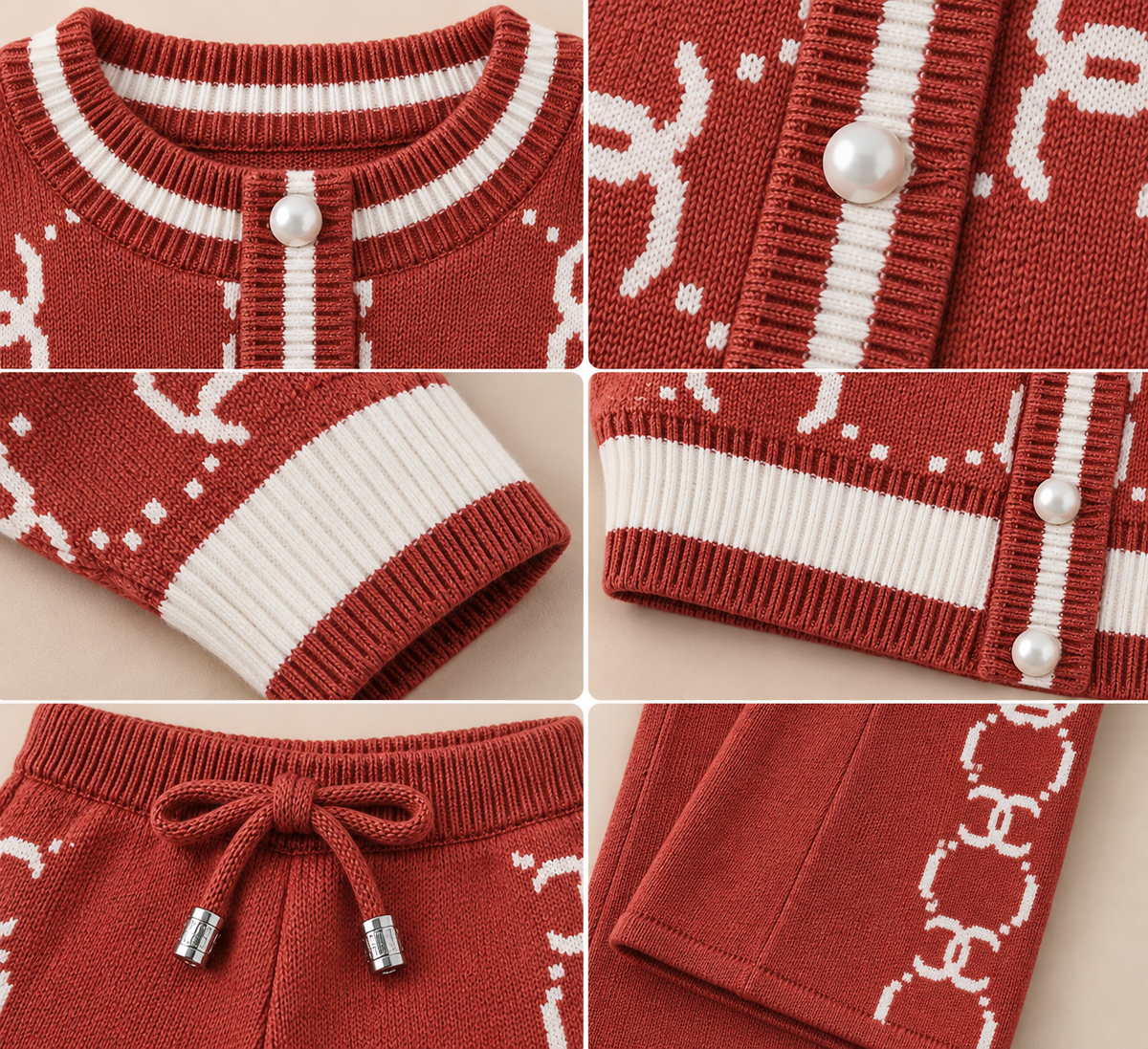 طقم بناتي Tricot قطعتين – موديل عصري