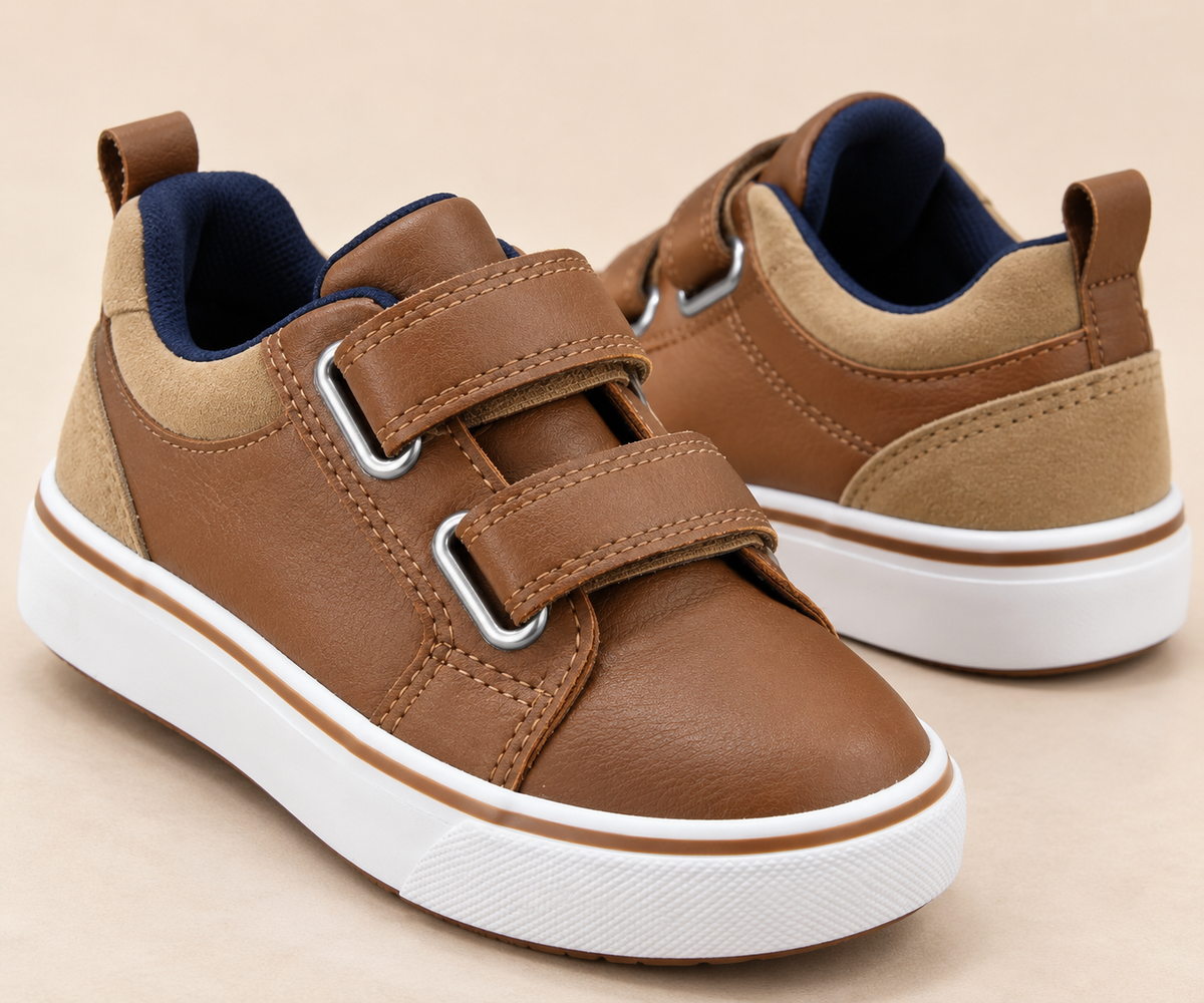 👟 سبرديلة أولاد بنية Velcro – Back to School | 23–35