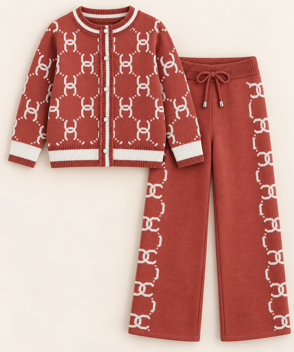 طقم بناتي Tricot قطعتين – موديل عصري